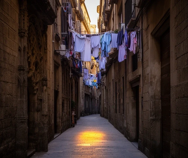 バルセロナの街並み